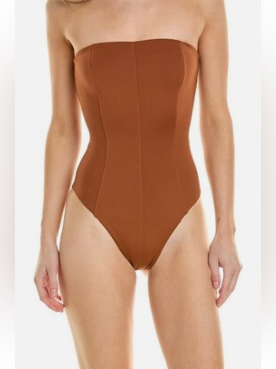 WeWoreWhat Other - NWOT - WeWoreWhat Corset One Piece in Espresso in Brown